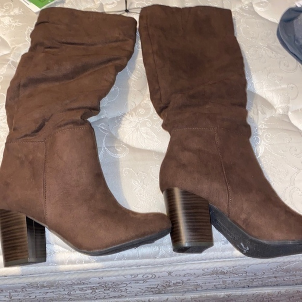 Seychelles faux suede knee high boots